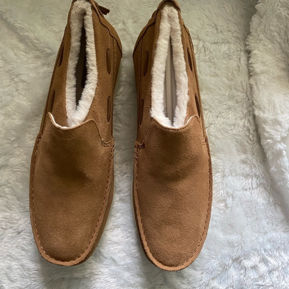 NEW mens suede tan Sperry Moc-Slider size 10.5m